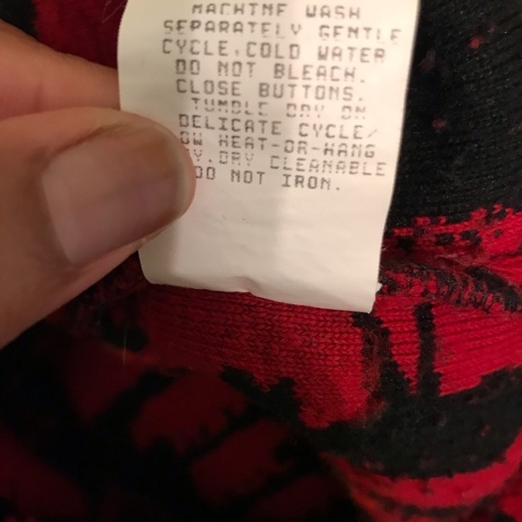 Women’s Barn Fly Ranch Collection Red & BlackPattern Button Up Jacket - Picture 15 of 15